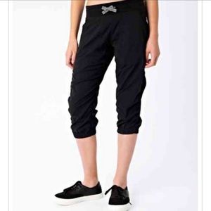 Lululemon Ivivva Live to Dance Black Cropped Pants